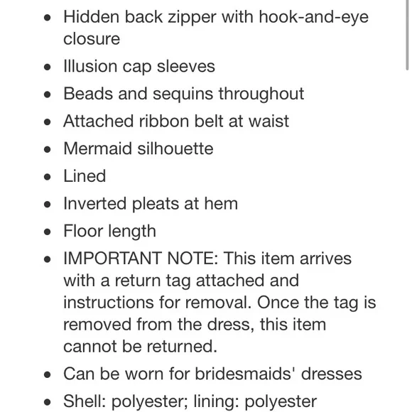 Sz 14 Adrianna Papell beaded chiffon black floor-length gown, V-neckline, NWT - Picture 7 of 14